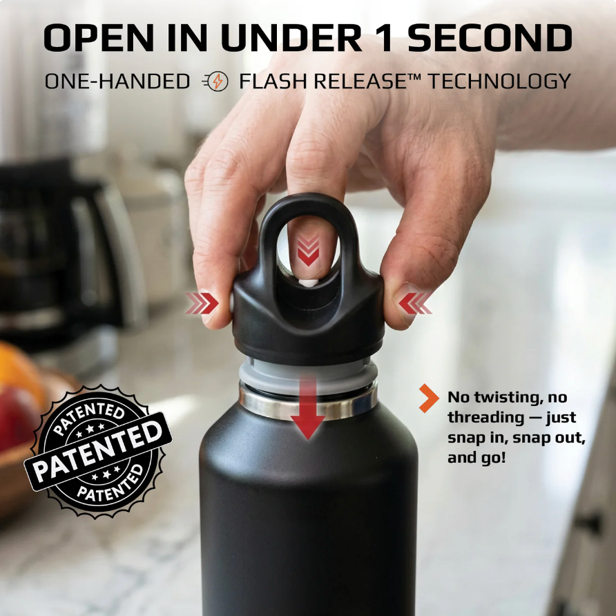 Revomax Classic 20oz Bottle | One-Tap Insulated Drink Bottle | Grommet